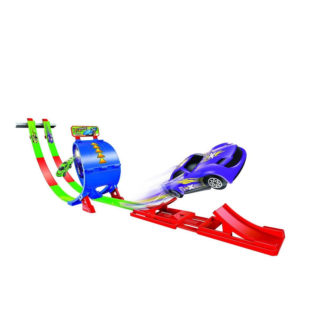 TRACK LAUNCH - Pista de Autos Racing 360 Speed Powerful