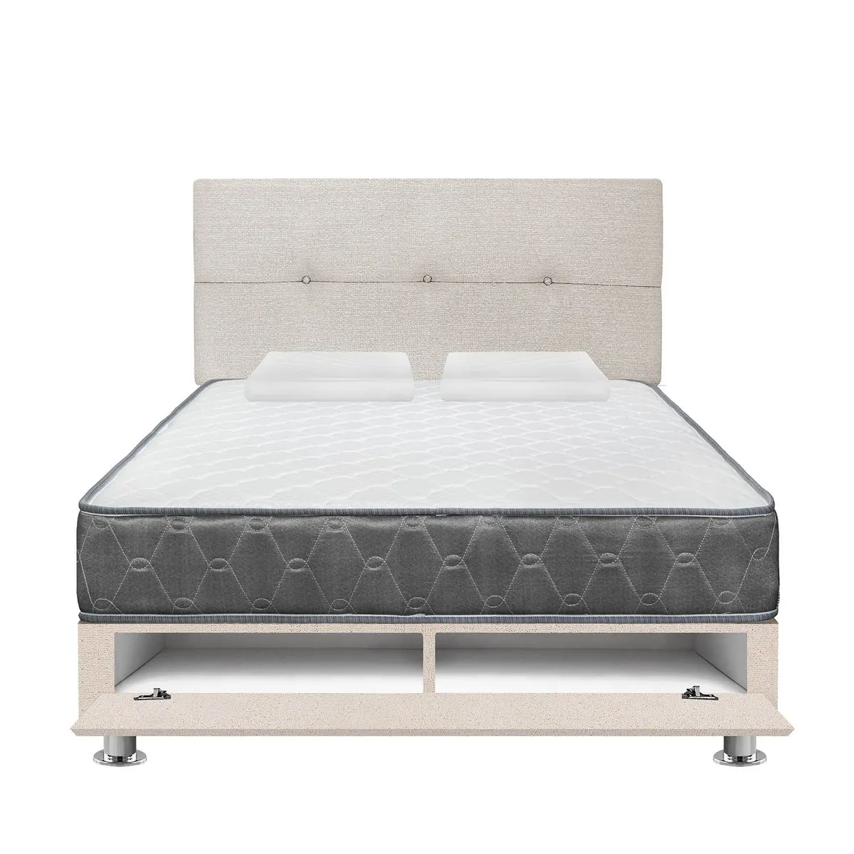 FORLI - Dormitorio Sabanera Beige Jallpa2Plz+Sofa Cama