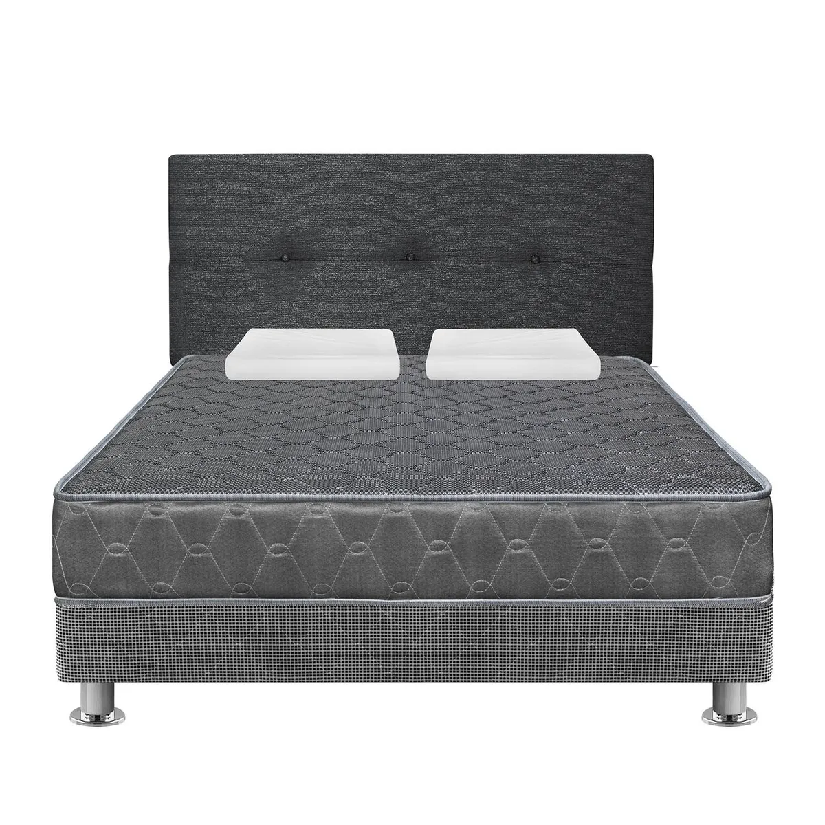 FORLI - Dormitorio Jallpa Gris 2Plz+Sofa Cama