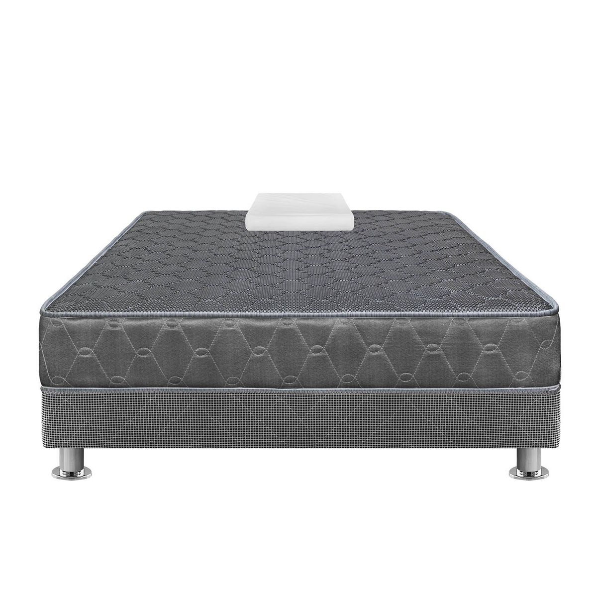 FORLI - Cama Americana Jallpa Gris 1.5Plz+Sofa C