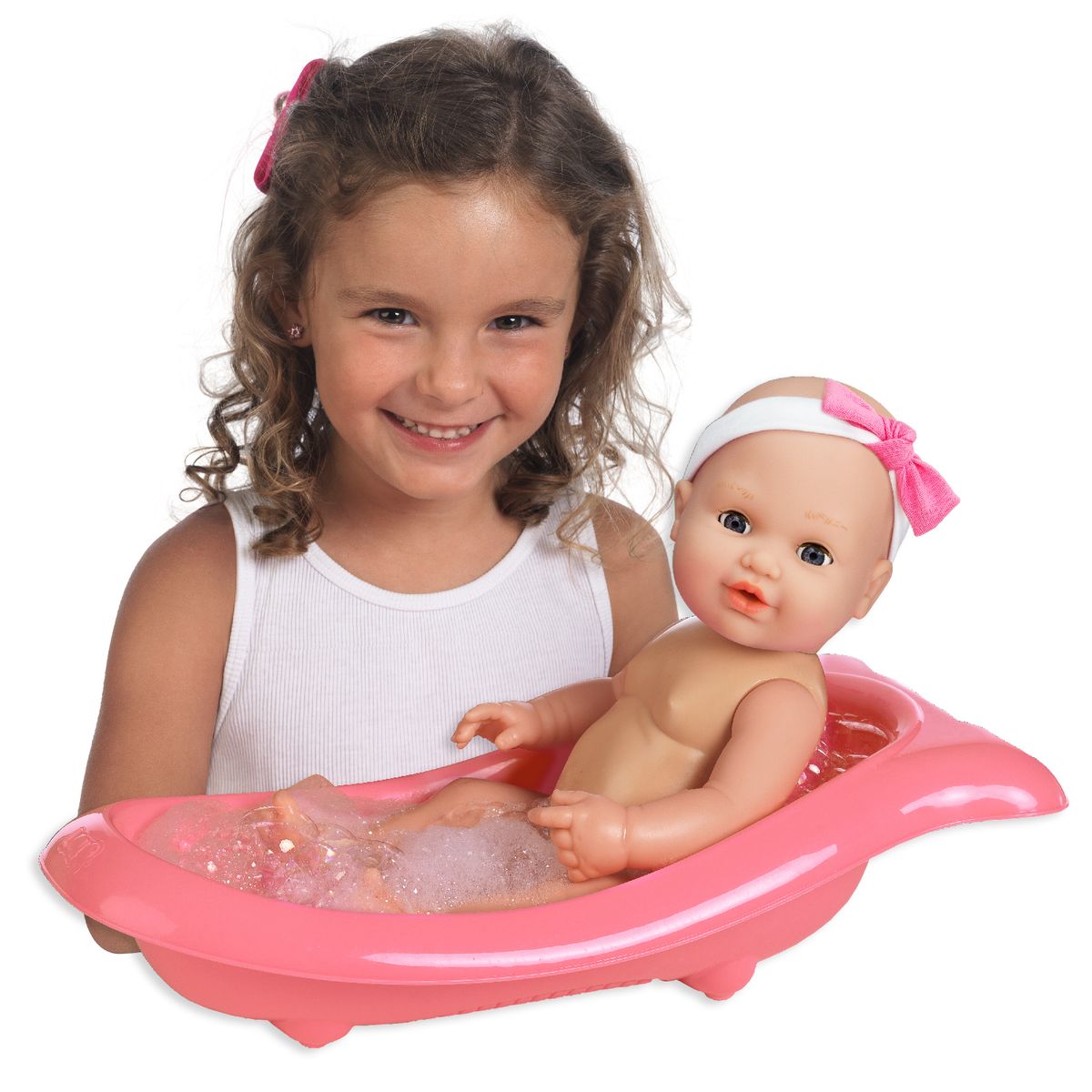 LOKO TOYS - Muñeca Drink Wet Hora de Baño 40 cm