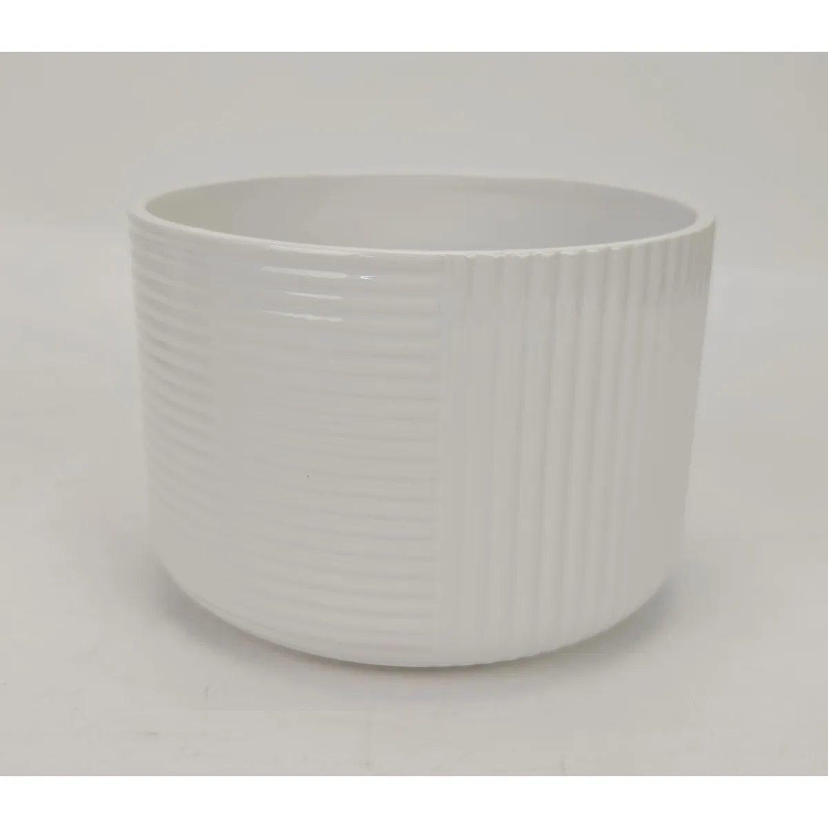 CASA JOVEN - MACETA CERAMICA BLANCA