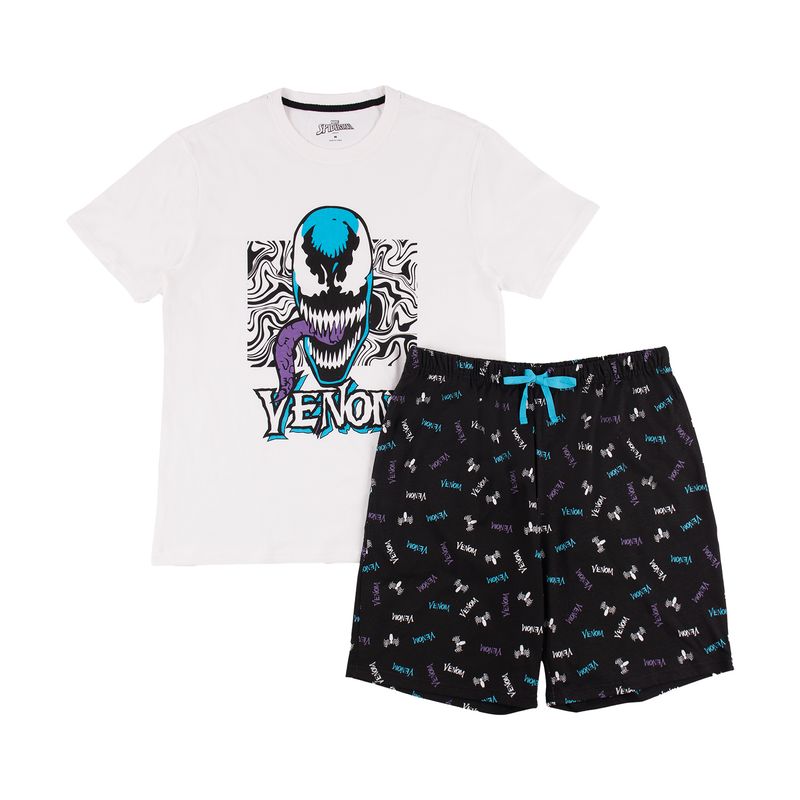 Pijama Licencia Corta Venom Hombre Marvel Tottus Perú