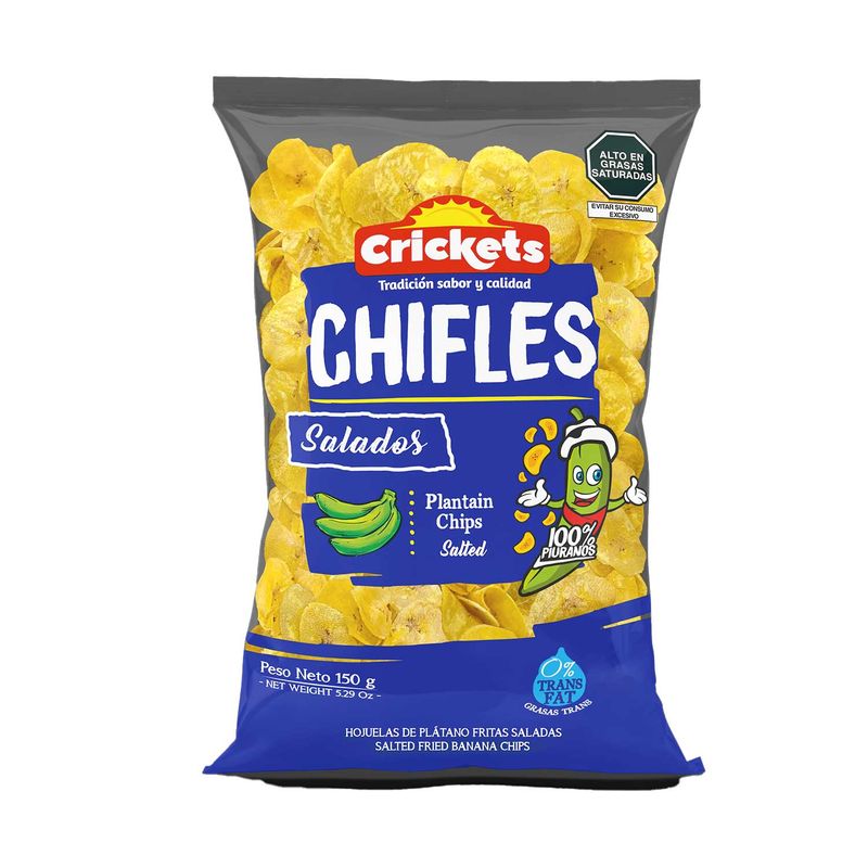 CRICKETS - Chifle Salado Crickets Bolsa 150 g