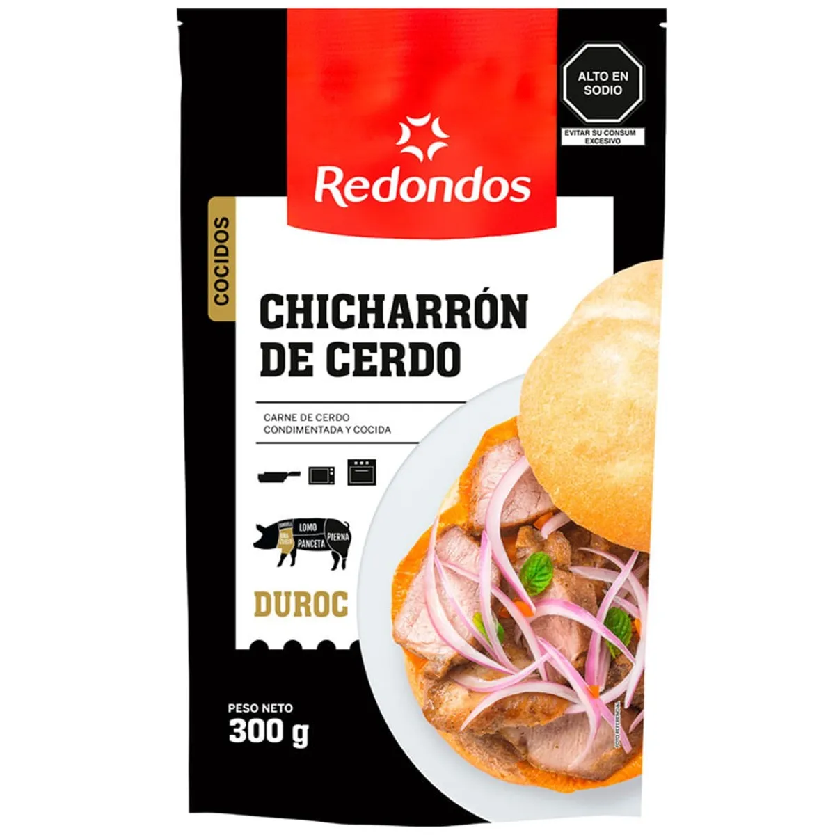 REDONDOS - Chicharrón De Cerdo Duroc Redondos 300 g