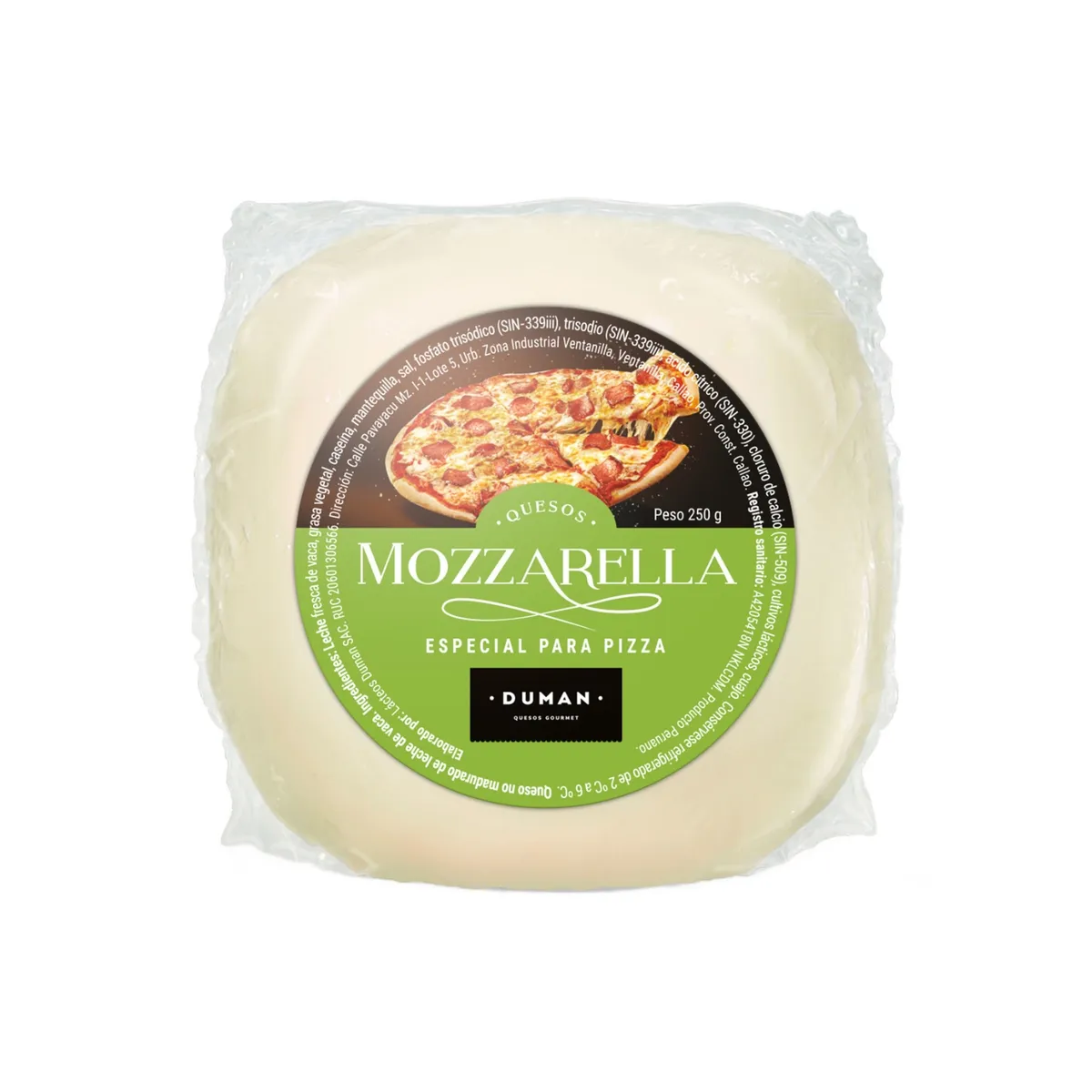 DUMAN - Queso Mozzarella Especial Duman Empaque 250 g