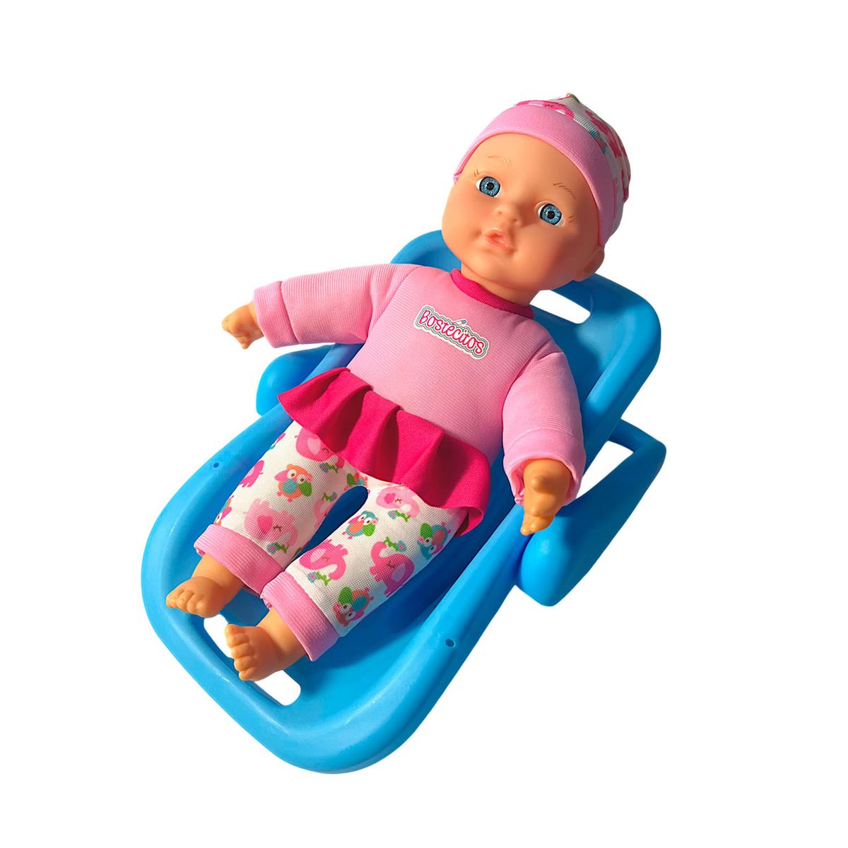 BOSTECITOS - Muñeca Babydoll Bostecitos con Accesorios