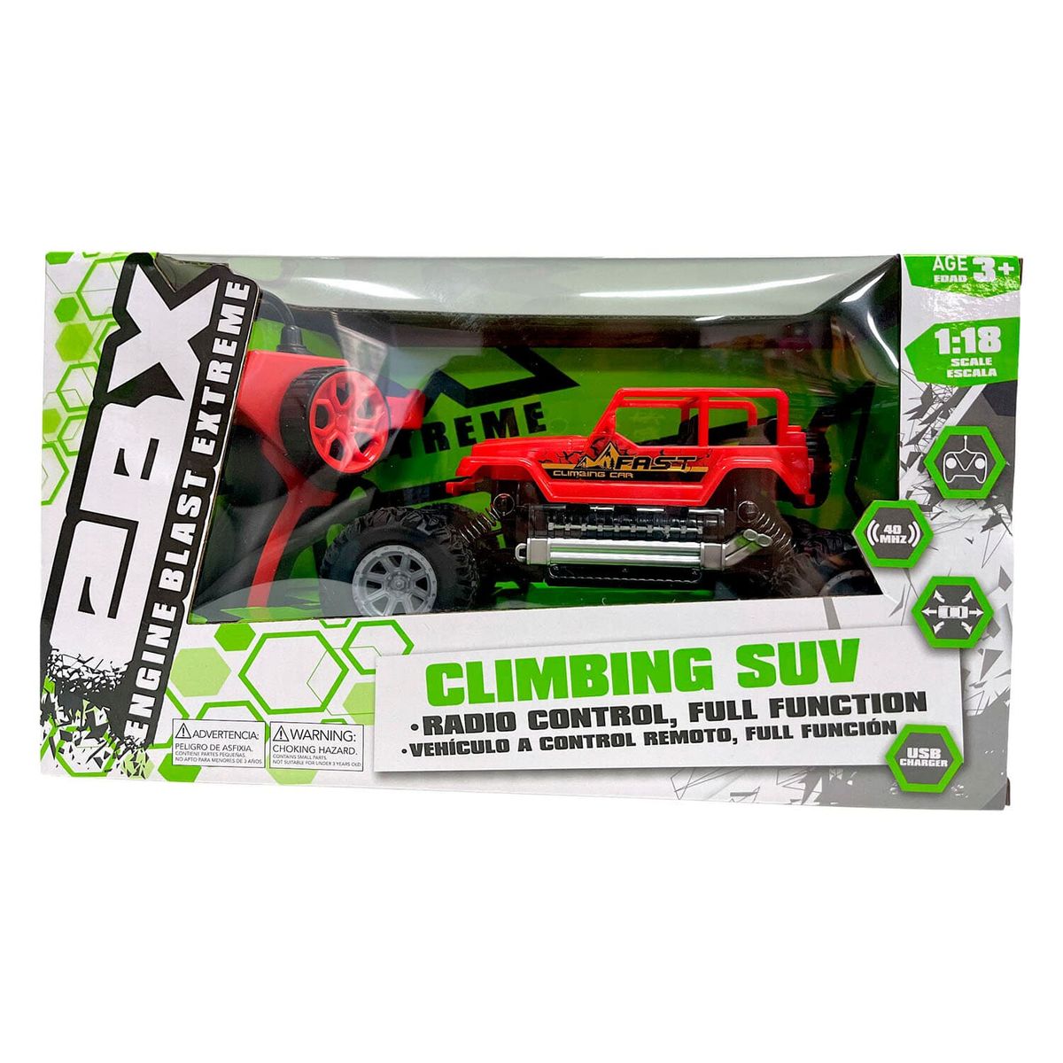 EBX - Vehículo a Control Remoto Ebx 1:18 4 Ch Climb