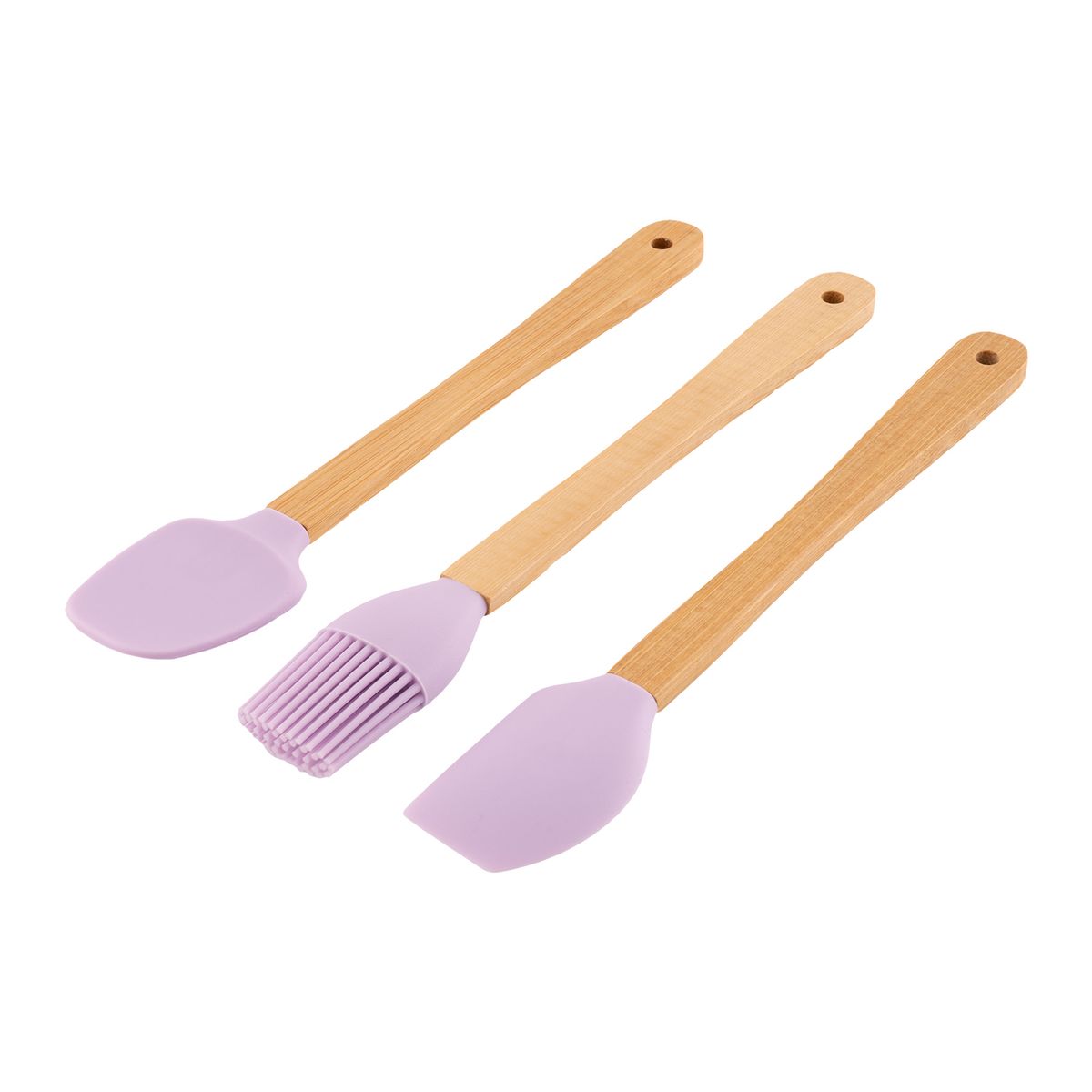 Casa Joven - Set x3 Utensilios Silicona y Bambu