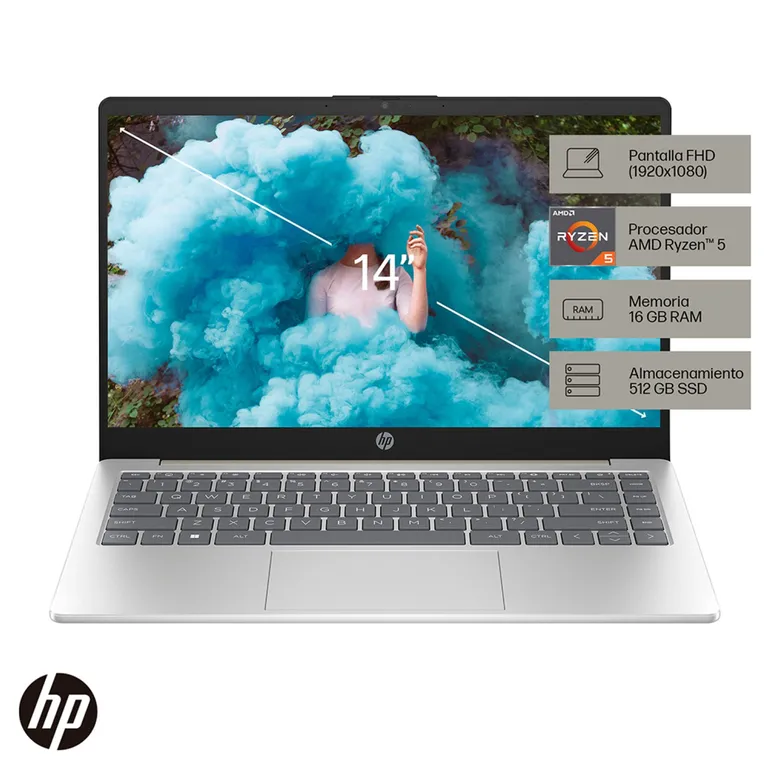 Laptop HP R5 7520U 16GB 512GB | Tottus Perú