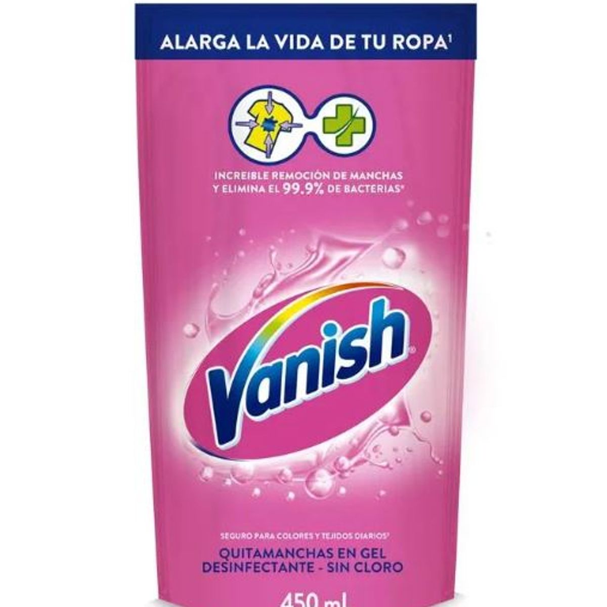 VANISH - Quitamanchas Líquido Vanish Ropa Color Doypack 450 mL