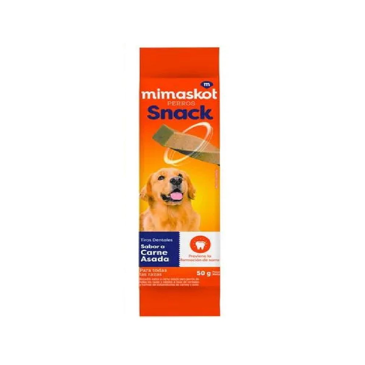 MIMASKOT - Snack Perros Mimaskot Tiras Dentales Carne Doypack 50 g