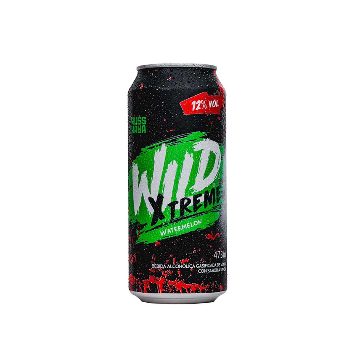 WILD - Bebida RTD Russkaya Wild Xtreme Watermelon Lata 473 mL