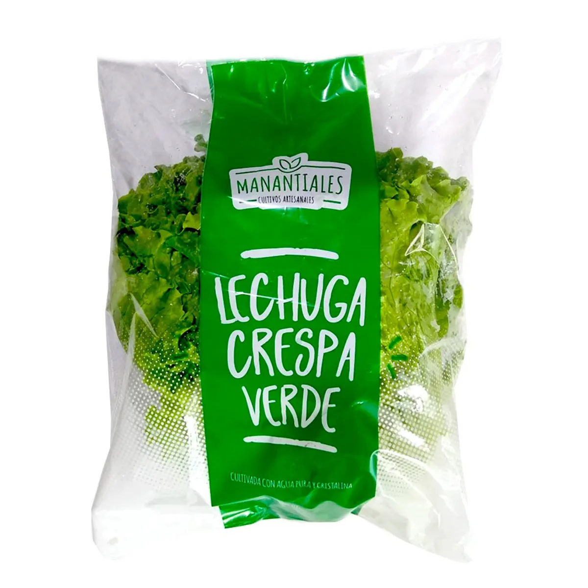 MANANTIALES - Lechuga Crespa Verde Manantiales x 250 g