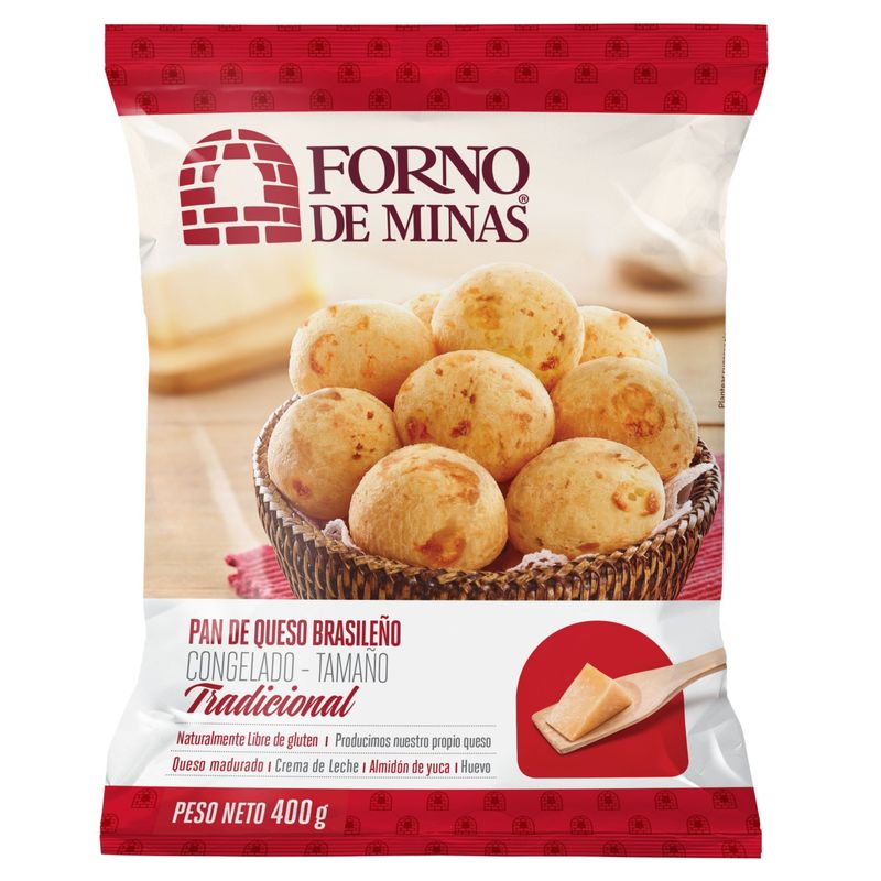 FORNO DE MINAS - Pan de Queso Forno de Minas Tradicional Bolsa 400 g