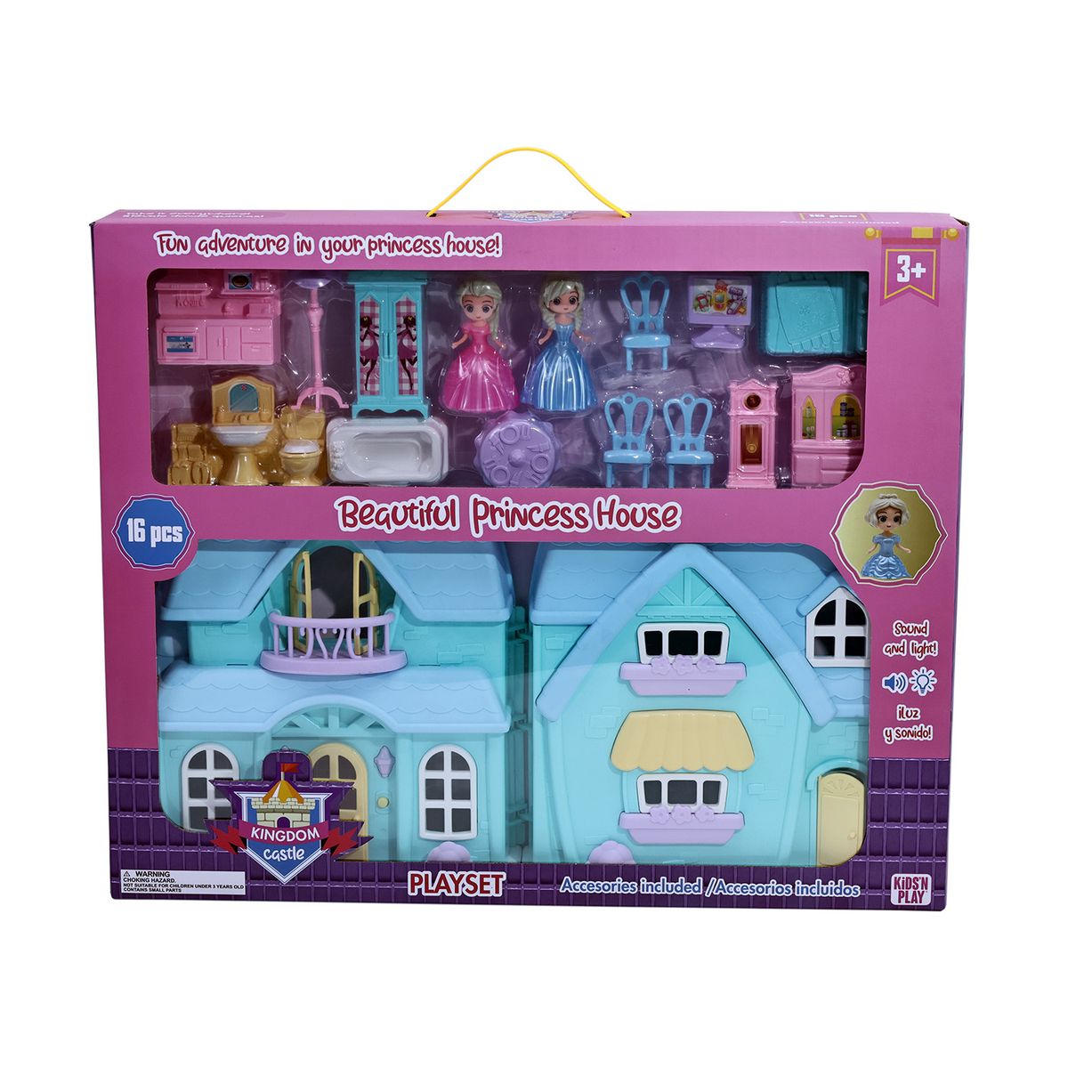 KIDS N PLAY - Playset Casa Muñecas Celeste