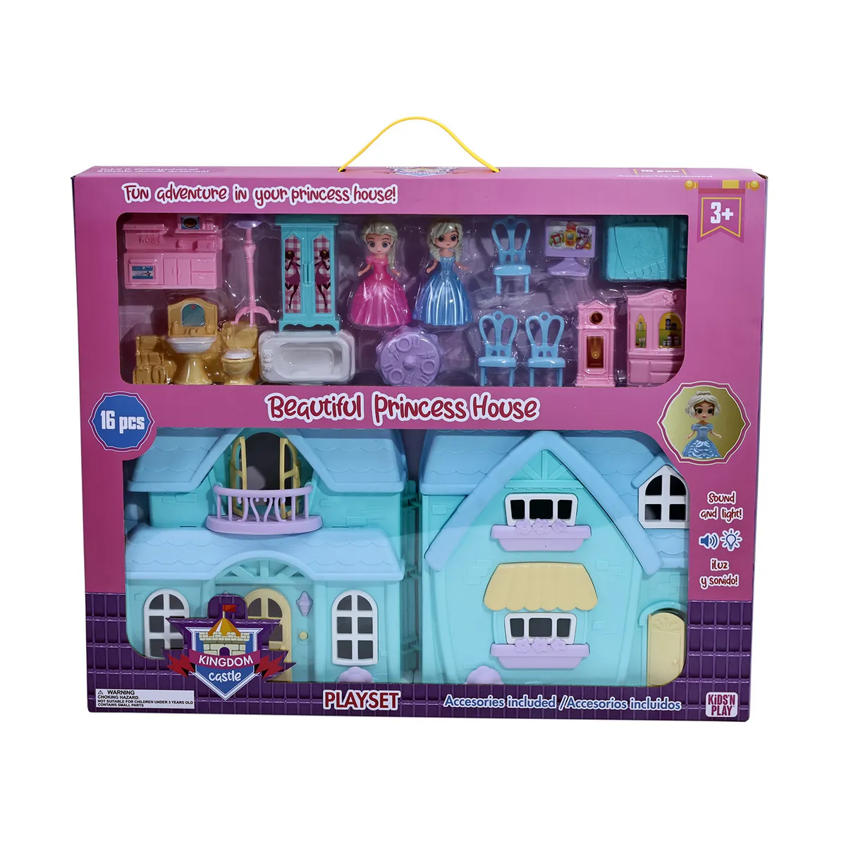 KIDS N PLAY - Playset Casa Muñecas Celeste