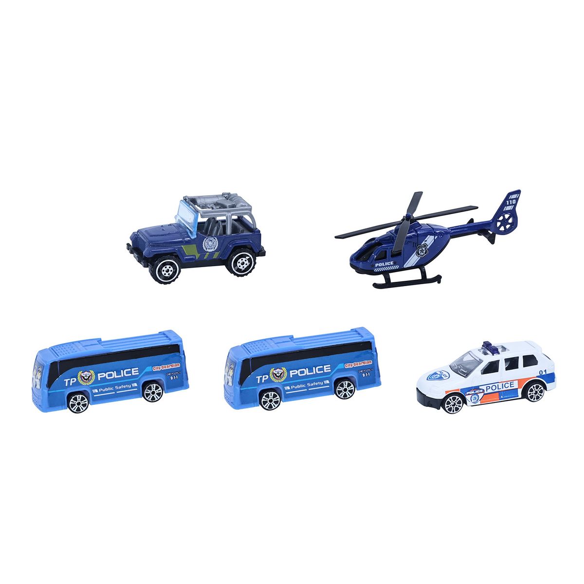 KIDS N PLAY - Estación de Policía 5 Vehículos