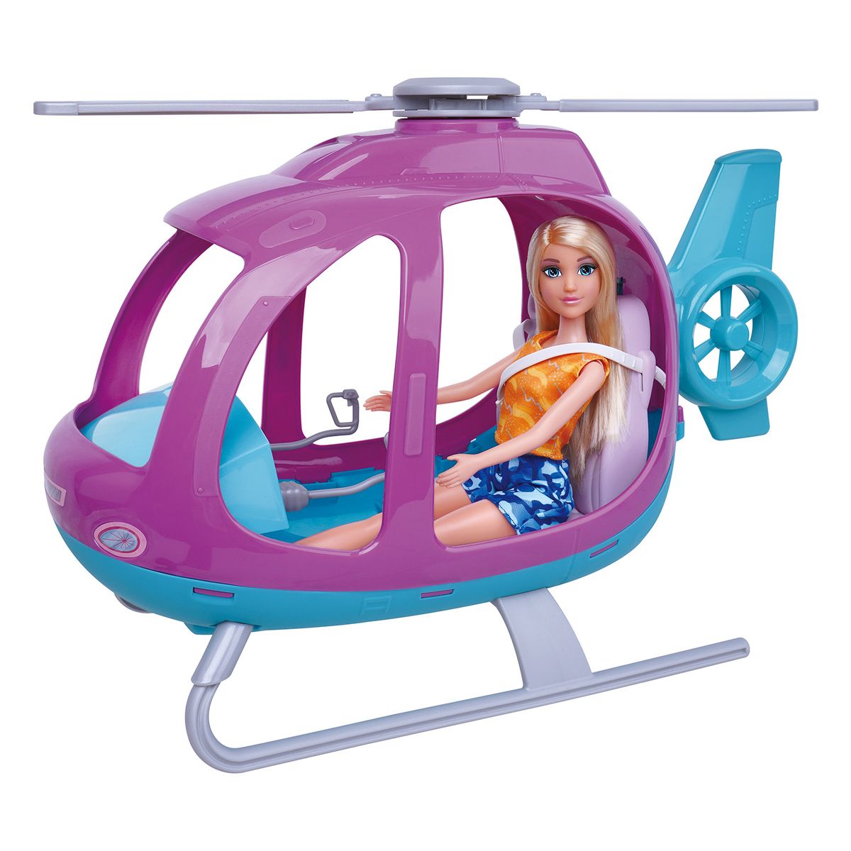 KIDS N PLAY - Helicóptero Con Muñeca Fashion