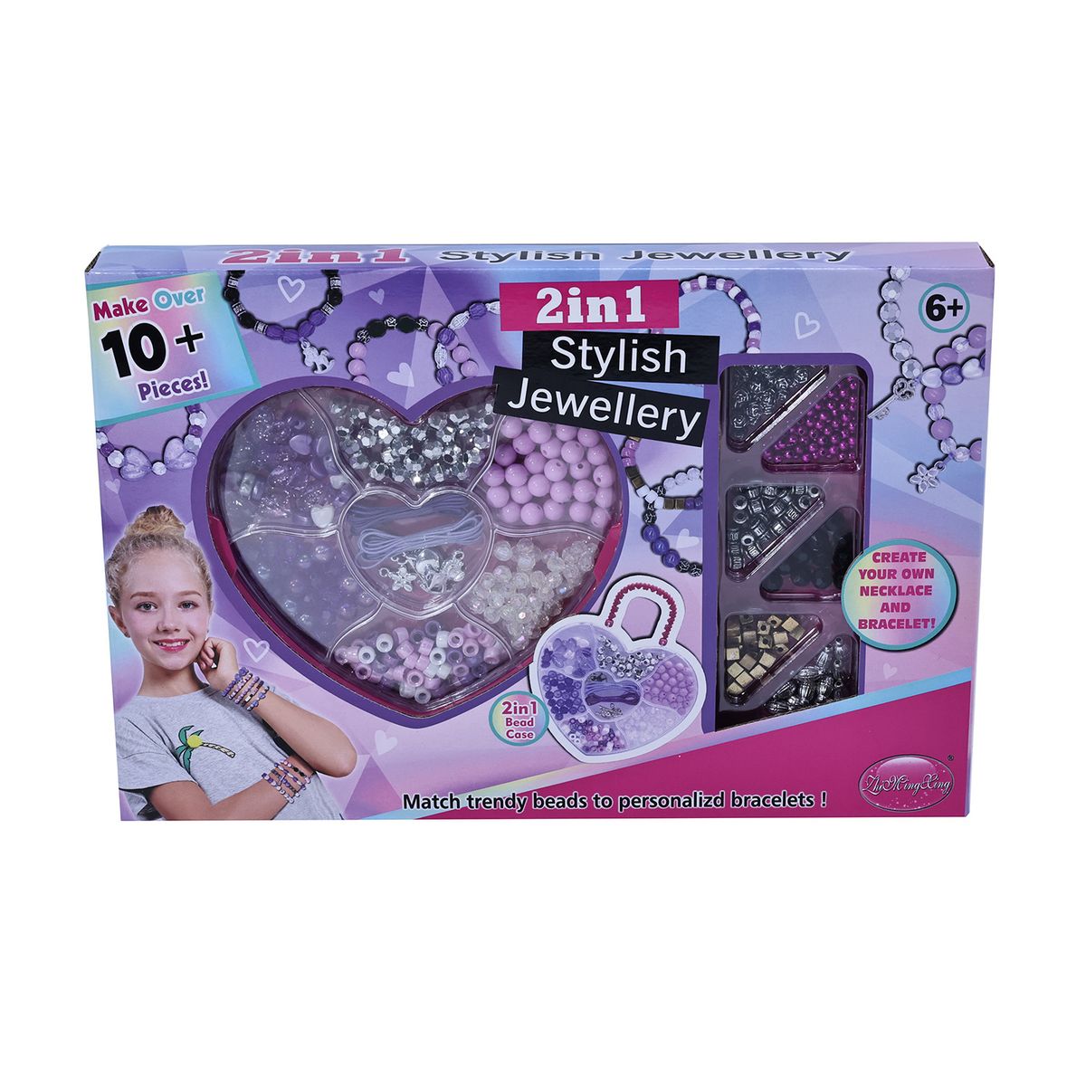 ZHIMING XING - Kit de Beads Corazón