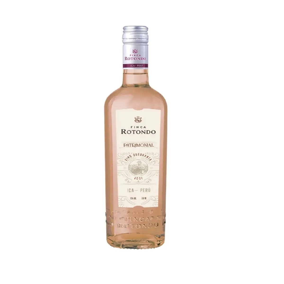 FINCA ROTONDO - Vino Quebranta Rosé Finca Rotondo Patrimonial Botella 750 mL