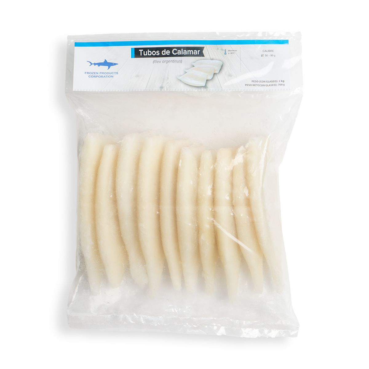 FROZEN - Tubos De Calamar M Congelado x 1 Kg