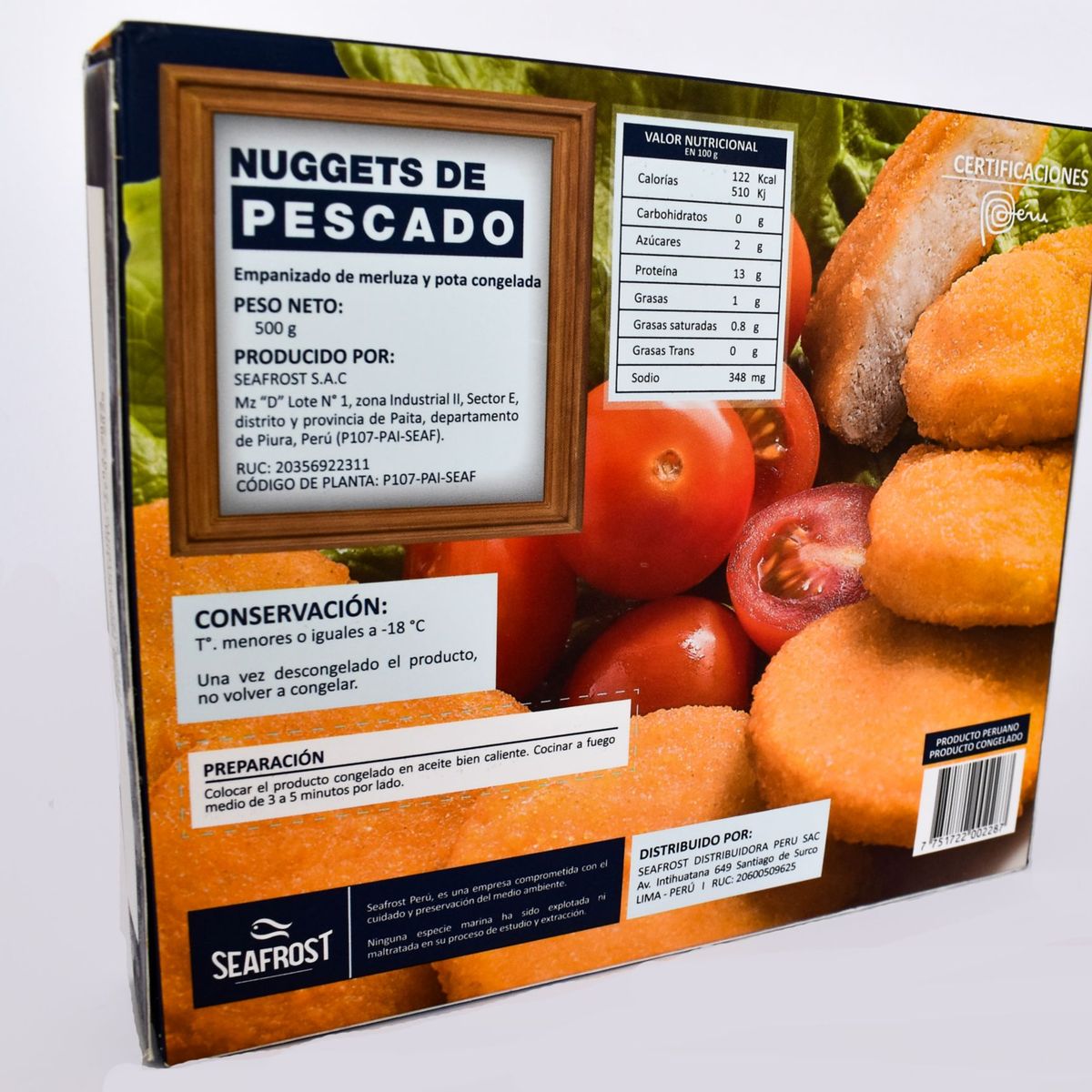 SEAFROST - Nugetts De Pescado Caja x 500 g