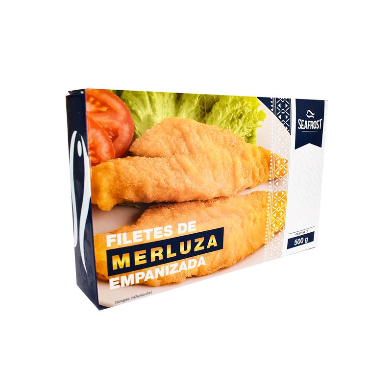 SEAFROST - Filetes De Merluza Empanizada Caja x 500 g