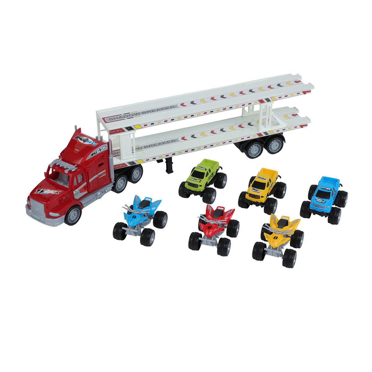 PENG YE TOYS - Camión Contenedor 2 Pisos 55 cm