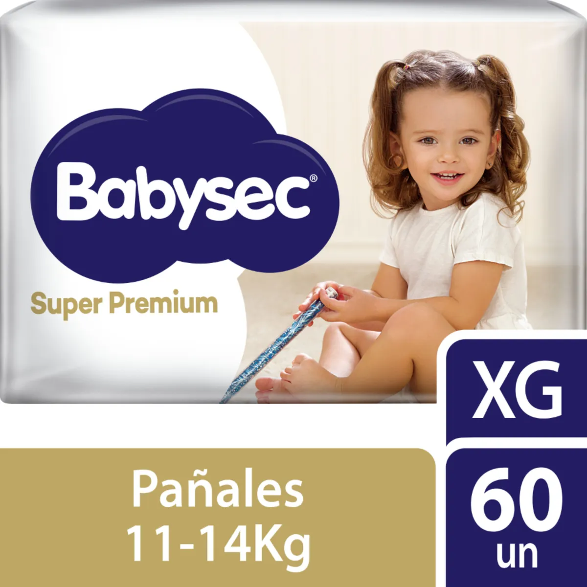 BABYSEC - Pañal Babysec Super Premium Talla XG Empaque 60 Und