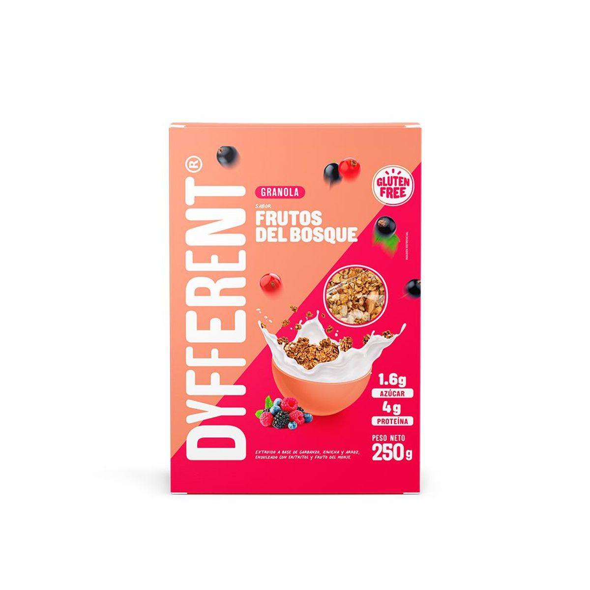 DYFFERENT - Granola Frutos del Bosque Dyfferent Caja 250 g