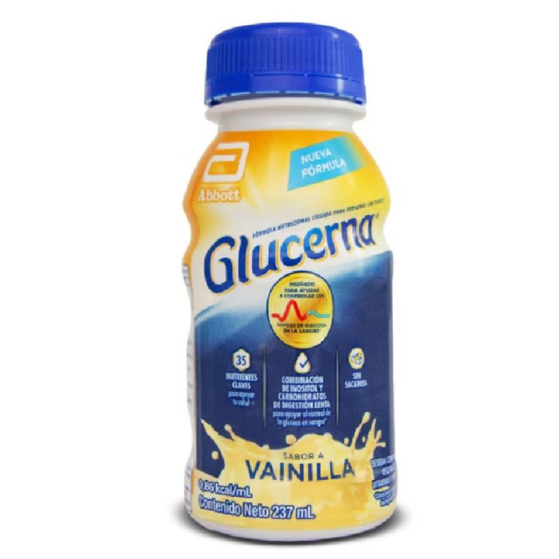 GLUCERNA - Fórmula Glucerna Sabor Vainilla Botella 237 mL