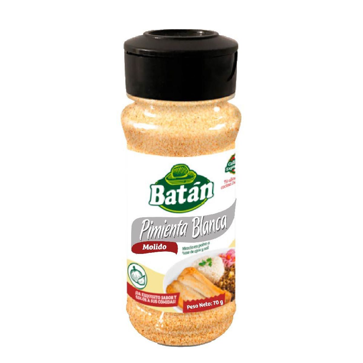 BATAN - Pimienta Blanca Batán Envase 70 g