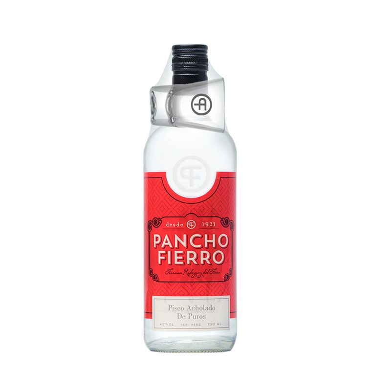 PANCHO FIERRO - Pisco Pancho Fierro Puro Acholado + Shot Botella 750 mL