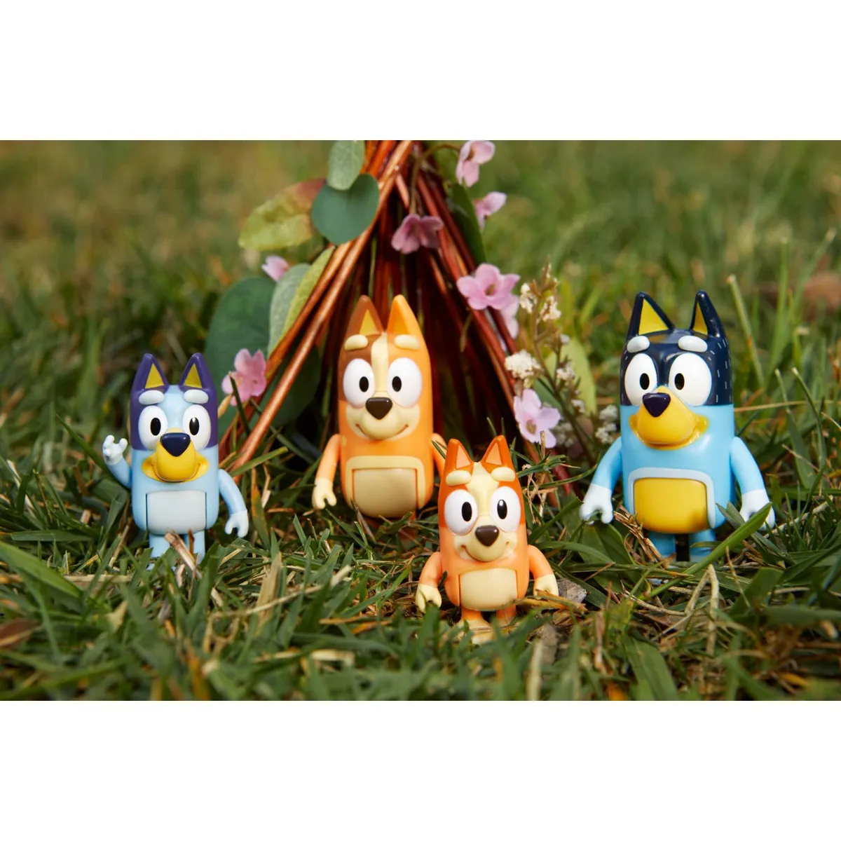 BLUEY - Pack x4 Figuras Bluey Serie 11 Asst Bluey
