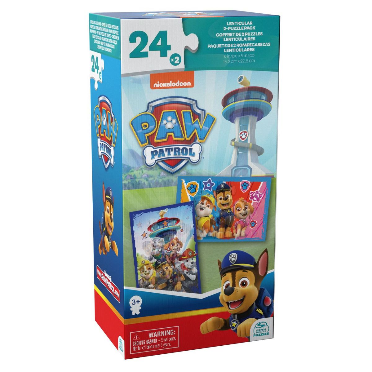 SPIN MASTER - Rompecabezas Lenti 2 en1 Paw Patrol Spin Master Games