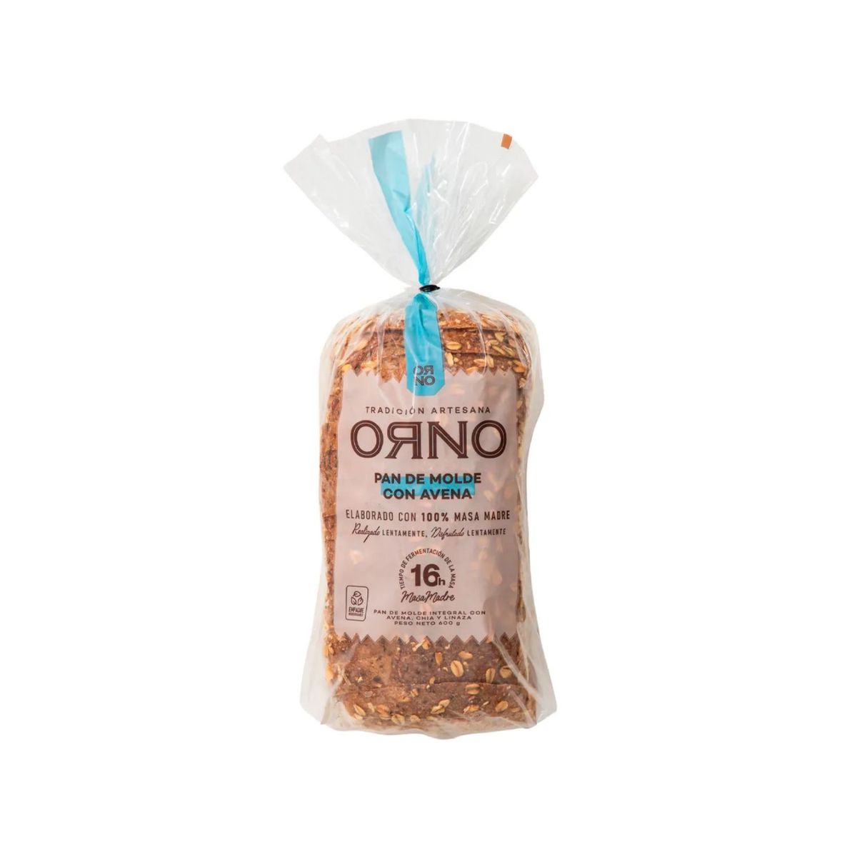 ORNO - Pan de Molde con Avena Orno Empaque 600 g