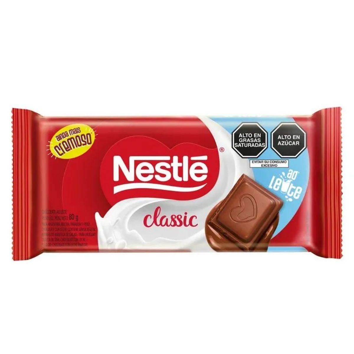 NESTLE - Chocolate Nestlé Clásico con Leche Empaque 80 g