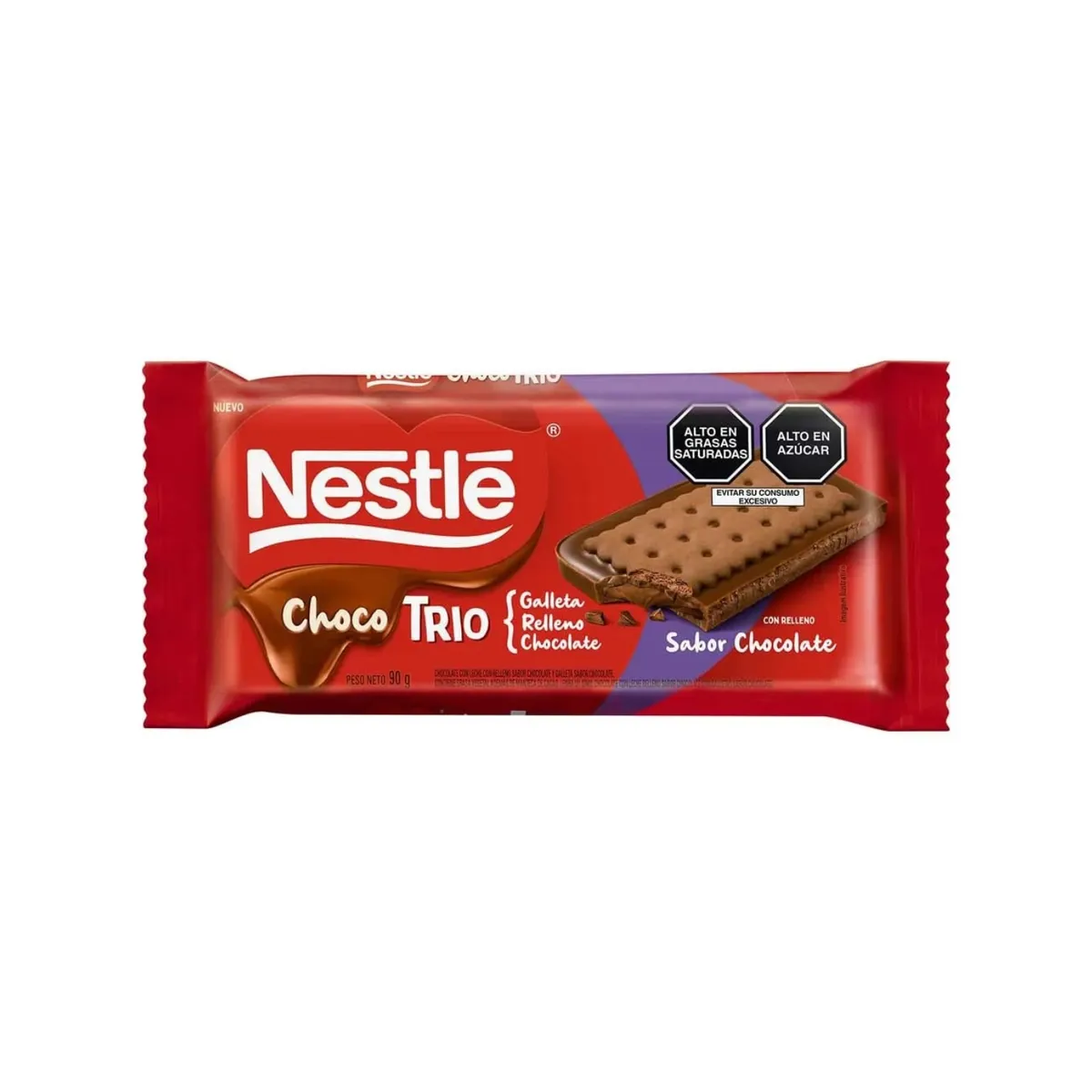 NESTLE - Galleta Chocotrio Chocolate Nestlé Empaque 12 Und
