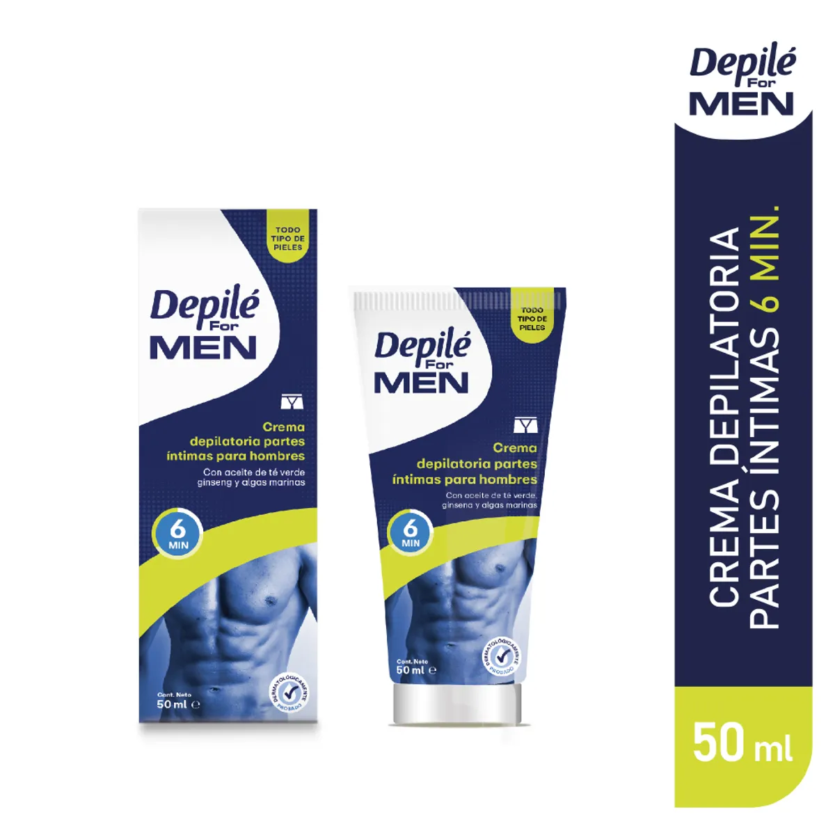 DEPILE FOR MEN - DEPILE FOR MEN PARTES INTIMAS X50ML