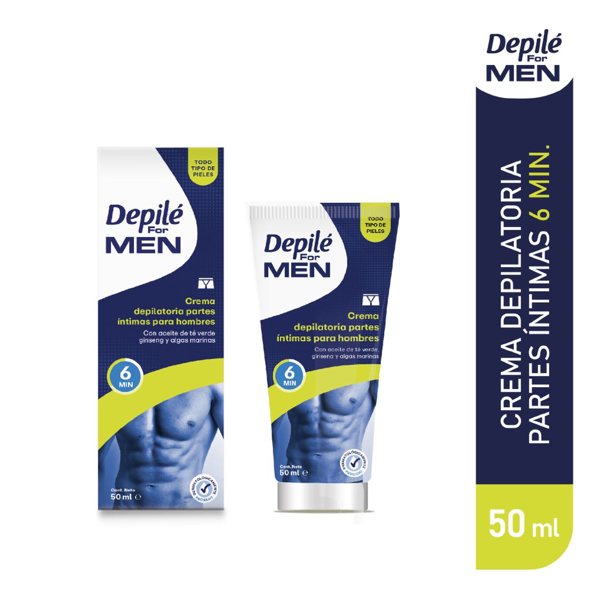 DEPILE FOR MEN - DEPILE FOR MEN PARTES INTIMAS X50ML