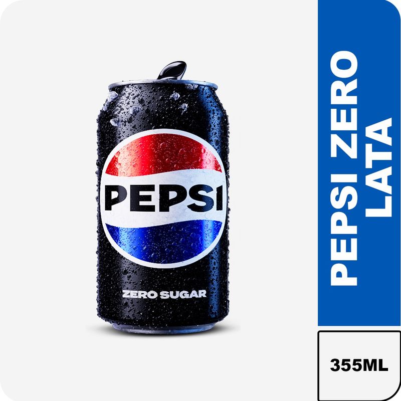 PEPSI - Gaseosa Pepsi Black Lata 355 mL