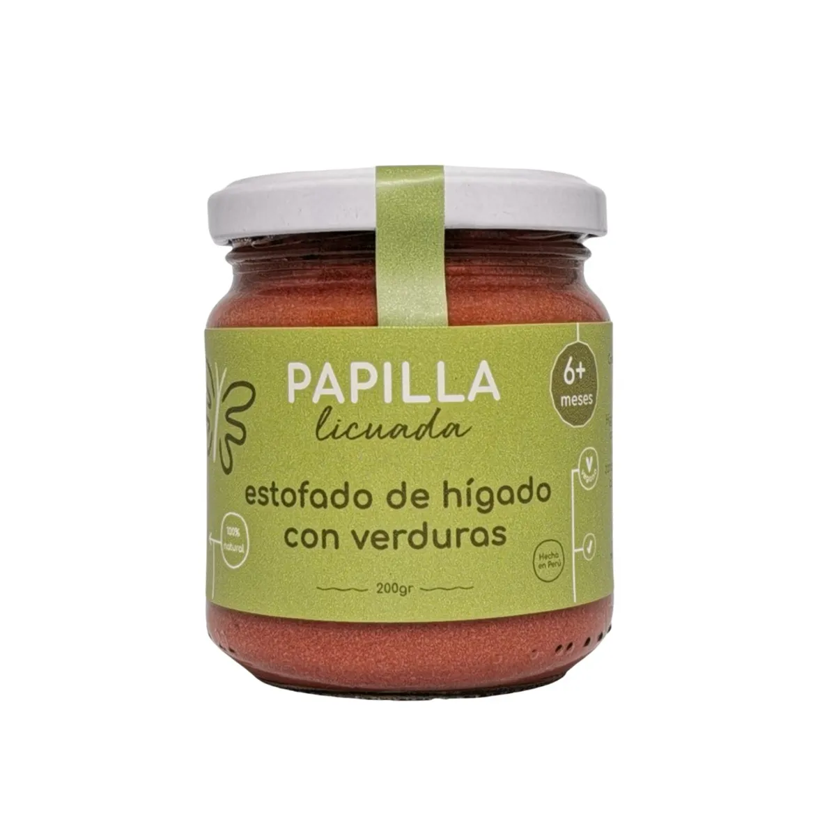 KIGLI - Papilla Kigli Licuada Estofado Verde Envase 200 g