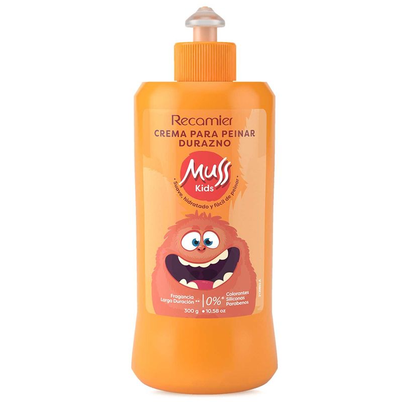 MUSS KIDS - Crema Peinadora Muss Kids Durazno Envase 300 g