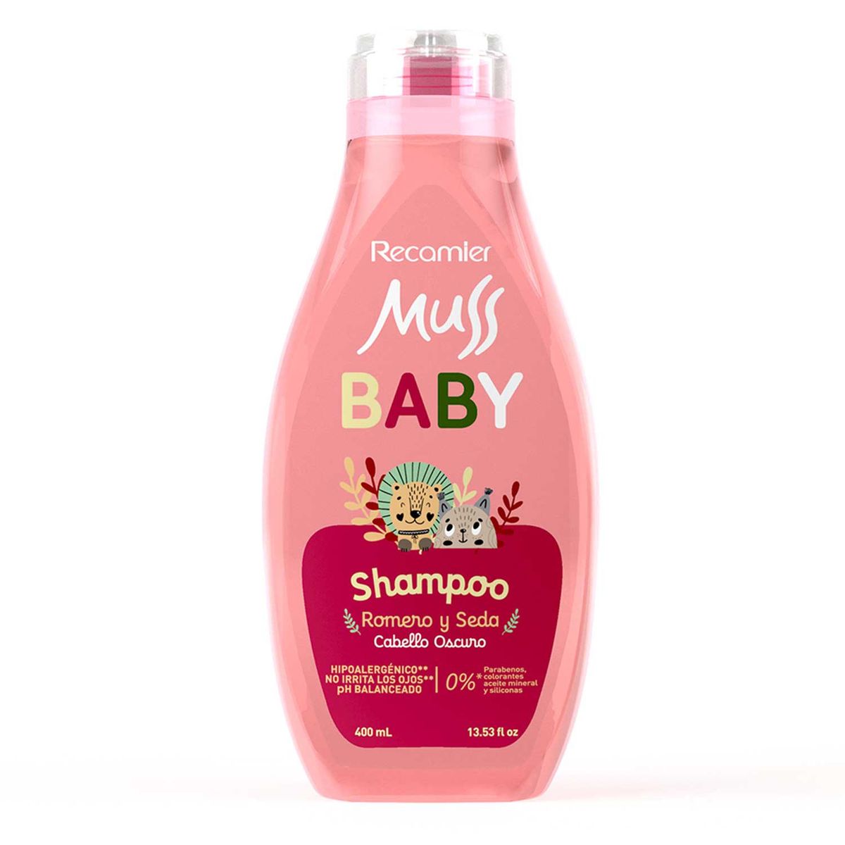 MUSS BABY - Shampoo Muss Baby Romero y Seda Envase 400 mL