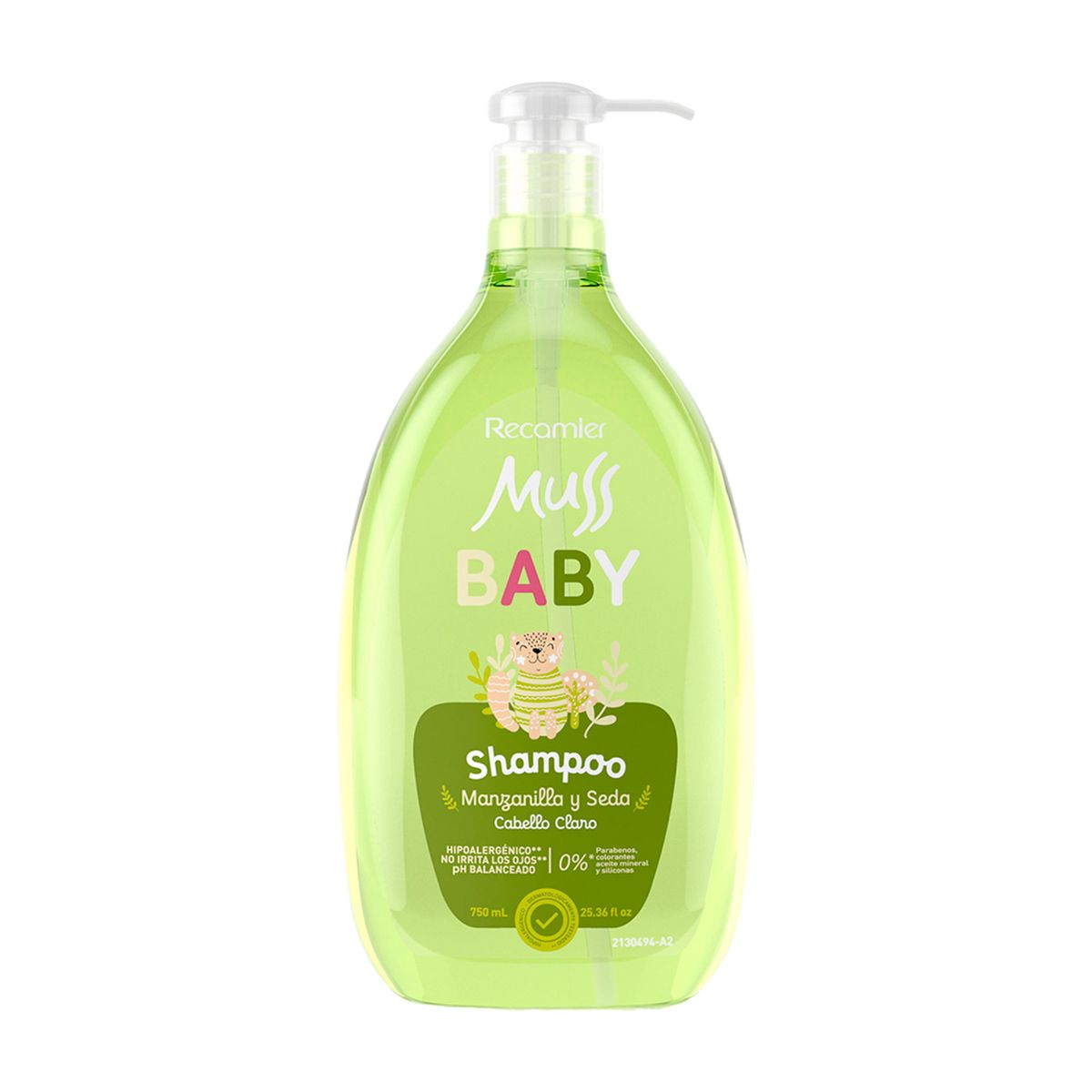 MUSS BABY - Shampoo Muss Baby Manzanilla Envase 750 mL