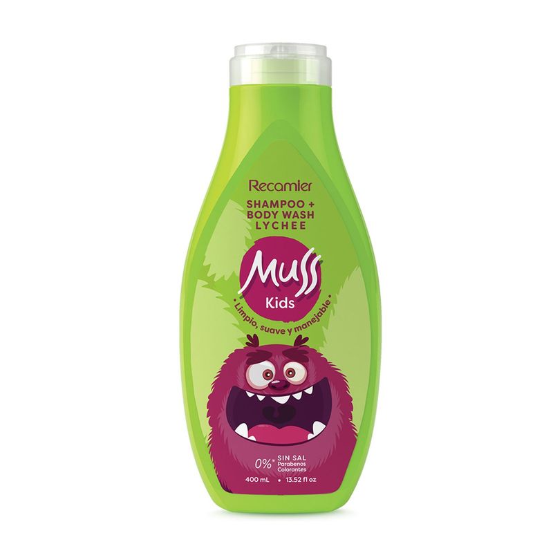 MUSS KIDS - Shampoo Body Wash Muss Kids Lychee Envase 400 mL