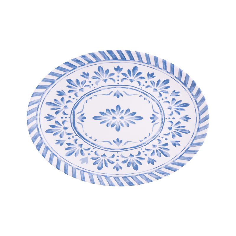 Casa Joven - Fuente Ovalada Melamine 35cm Costa Azul