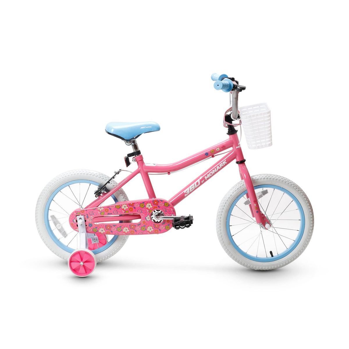 MONARK - Bicicleta Aro 16 Flores Niña