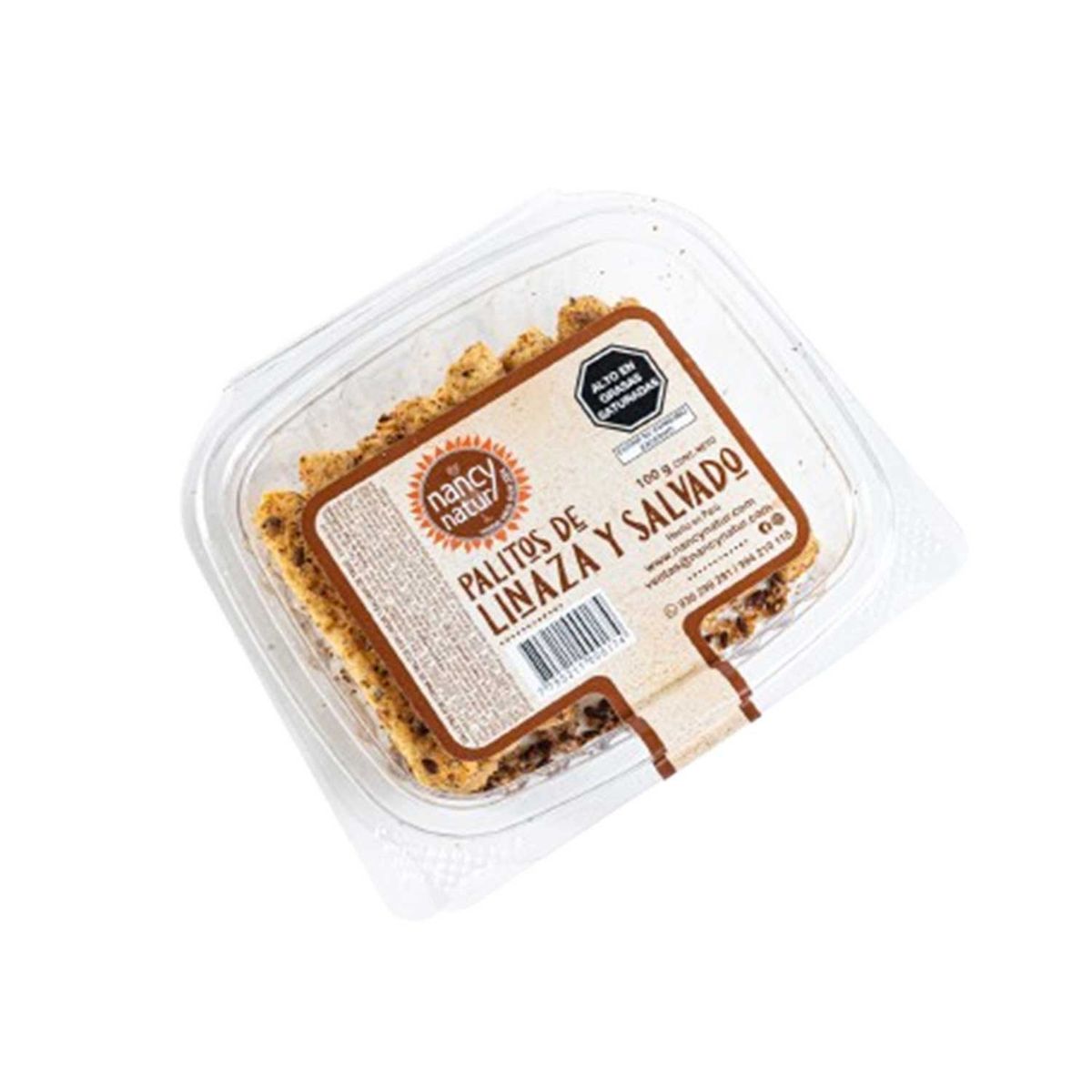 NANCY NATUR - Galleta Forma De Palito Con Linaza Y Salvado x Un